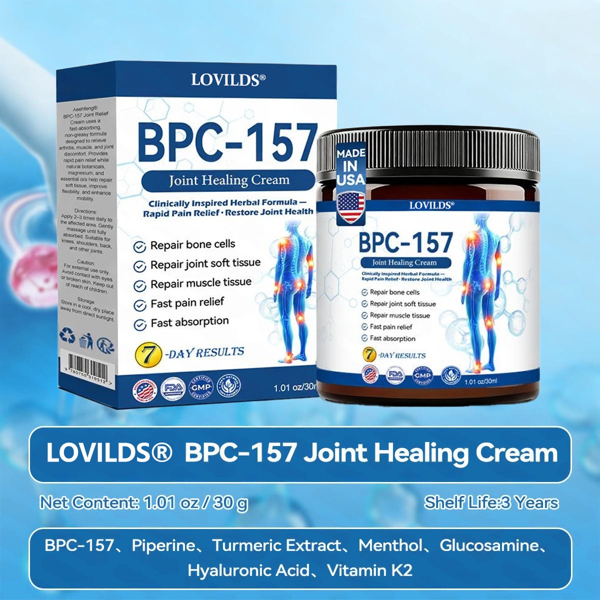 LOVILDS® 𝐁𝐏𝐂-𝟏𝟓𝟕 𝐉𝐨𝐢𝐧𝐭 𝐇𝐞𝐚𝐥𝐢𝐧𝐠 𝐂𝐫𝐞𝐚𝐦 𝐓𝐫𝐞𝐚𝐭𝐬 𝐀𝐫𝐭𝐡𝐫𝐢𝐭𝐢𝐬, 𝐍𝐞𝐮𝐫𝐨𝐩𝐚𝐭𝐡𝐲, 𝐑𝐡𝐞𝐮𝐦𝐚𝐭𝐢𝐬𝐦, 𝐒𝐩𝐨𝐫𝐭𝐬 𝐈𝐧𝐣𝐮𝐫𝐢𝐞𝐬 & 𝐌𝐨𝐫𝐞