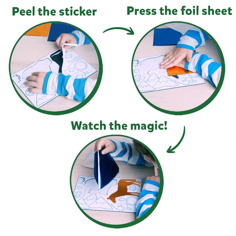 🔥LAST DAY 55% OFF - Foil Art & Craft Activity 🤲💓No Mess Art Kit