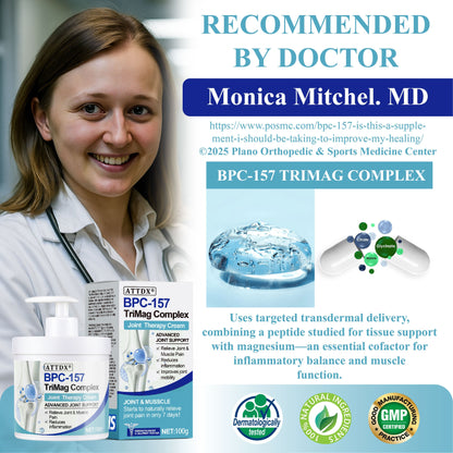 🔥【𝑶𝒇𝒇𝒊𝒄𝒊𝒂𝒍 𝑺𝒕𝒐𝒓𝒆】ATTDX® BPC-157 TriMag Complex Joint Therapy Cream
